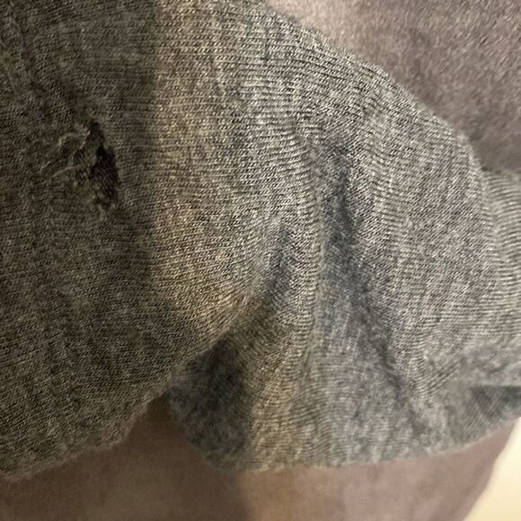 Naked Zipper Faux Suede Sweater Jacket Size Medium - Picture 8 of 8